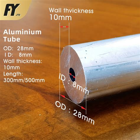 Fuyi Aluminum Tube Od Mm Id Mm Alloy Tube Mm Outer Diameter Mm