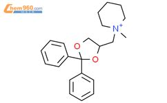 1 2 2 Diphenyl 1 3 Dioxolan 4 Yl Methyl 1 Methylpiperidin 1 Ium