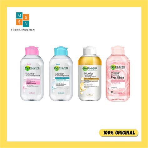 Jual Garnier Micellar Water Cleansing Water Pink Blue BiPhase Oil