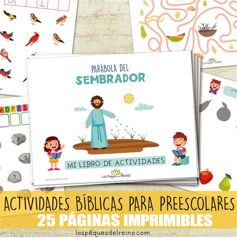 Parábola Del Sembrador Libro De Actividades Preescolar Los Peques