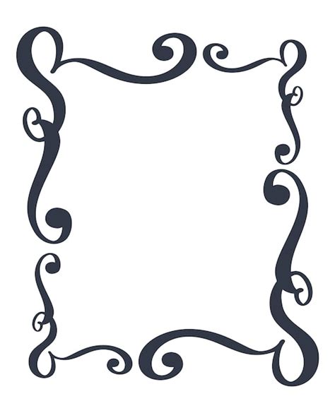 Vintage Wedding Border Clipart