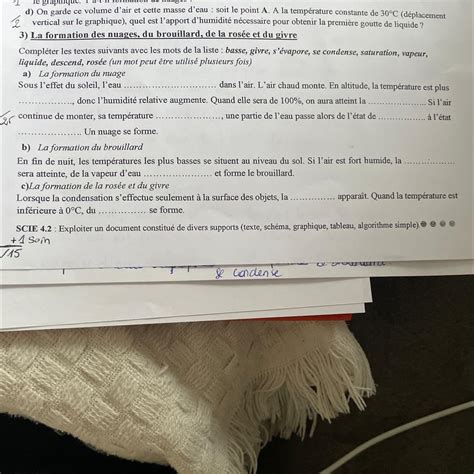 Bonjour puis je avoir de l aide pour remplir ce texte à trous merci d