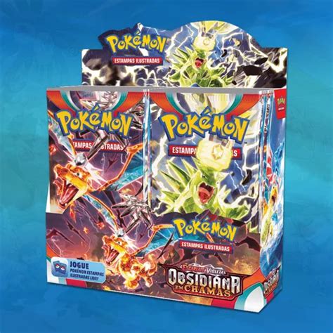 Booster Box Cartas Pokémon Obsidiana Em Chamas C 36 Pacotes