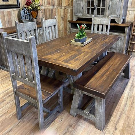 Barnhouse Dining Set Farmhouse Dining Room Table Rustic Kitchen