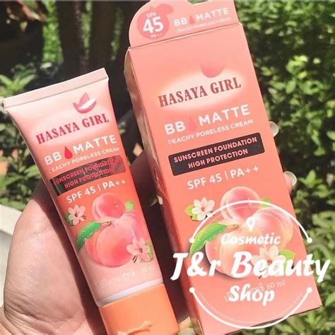 Jr Thailand Hasaya Girl Peach Matte Bb Cream Spf Pa Ml Lazada Ph