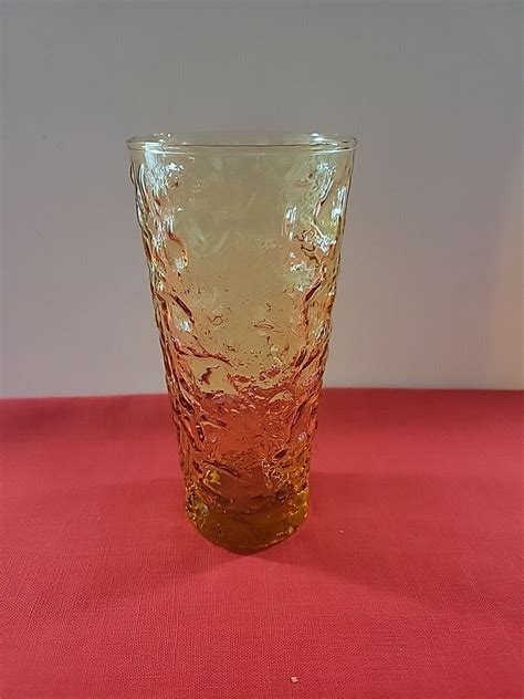 Vintage 1 Anchor Hocking Lido Milano 14 Oz Glass Tumbler 6 3 8 Ebay