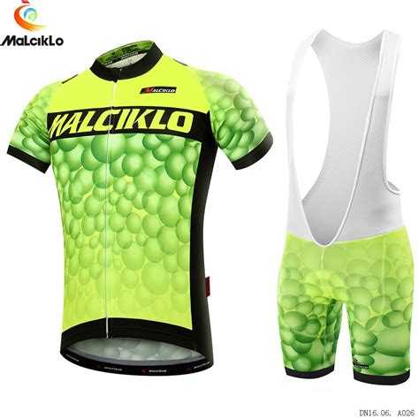 MALCIKLO Ropa De Ciclismo Para Hombre Maillots Transpirables Para