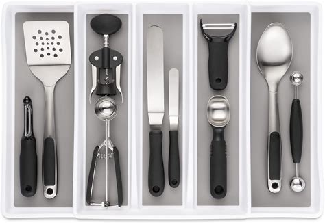 Amazon Lifewit Silverware Drawer Organizer Expandable Utensil