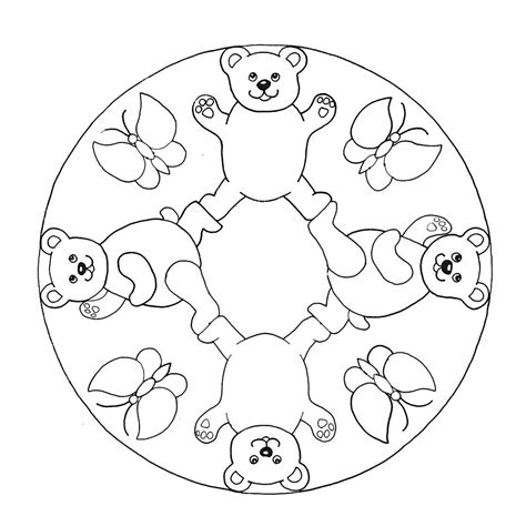 Mandalas Para Colorear Ninos