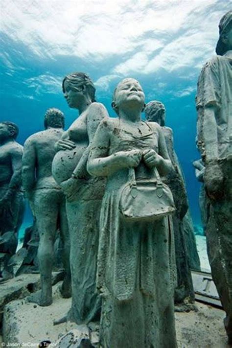 Picture Image Duniya Museum Of Underwater Sculptures In Mexico