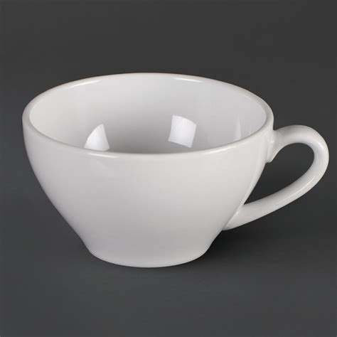 Royal Porcelain Classic White Tea Cups 180ml (Pack of 12) - CG024 - Buy Online at Nisbets