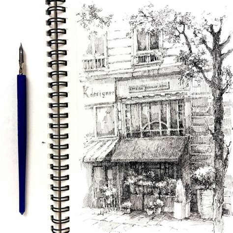 Rustic Architectural Urban Sketches Architecture Drawing Art