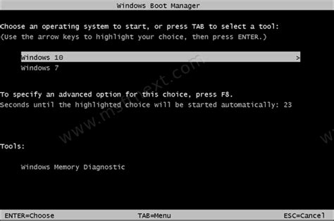 Enable Classic Windows Like Boot Menu In Windows