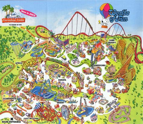 Worlds Of Fun Map | World Map 07