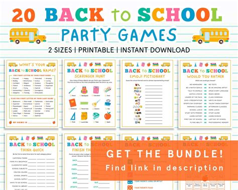 Back to School Riddle Me This Classroom Games Elementary & - Etsy