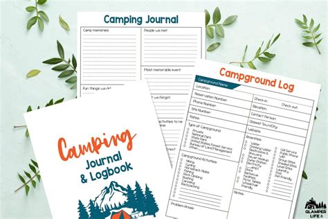 Printable Camping Journal and Campground Log - Glamper Life