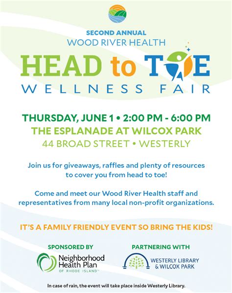 Head To Toe Wellness Fair Wilcox Park The Westerly Land Trust