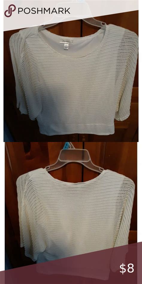 Women S Dressbarn Shirt White Crew Neck Plus Fashion Fashion Tips