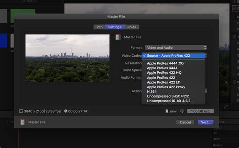 How To Export A High Resolution Movie Out Of Final Cut Pro X