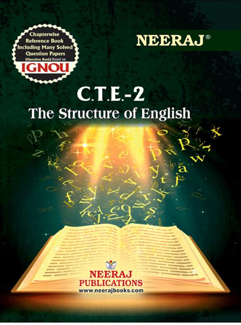 Neeraj Ignou Books E Books Pdf Cte The Structure Of English English