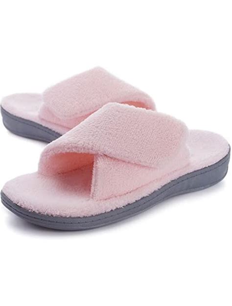 Buy Whitin Womens Adjustable House Slippers Arch Support Orthotic