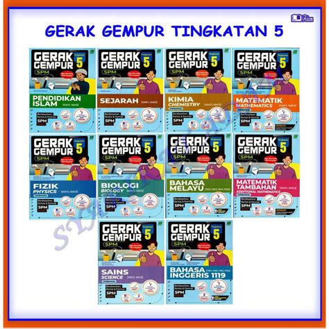 Adm Buku Latihan Spm Gerak Gempur Spm Tingkatan Kssm Shopee