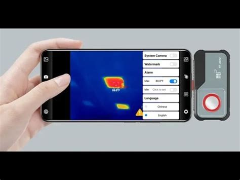 HTI HT 203U Android Type C Mobile Phone Infrared Thermal Imager YouTube