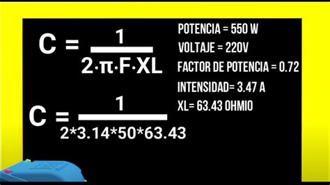 Cálculo de condensador para motor trifásico a monofásico CBJ Motor