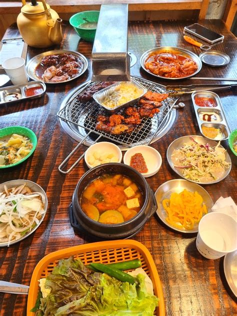 대구 가창 맛집 생수정 숯불에 구운 닭 간장맛과 매운맛의 신선한 조합 Ft 대구 근교 뷰 맛집 초보운전 네이버 블로그