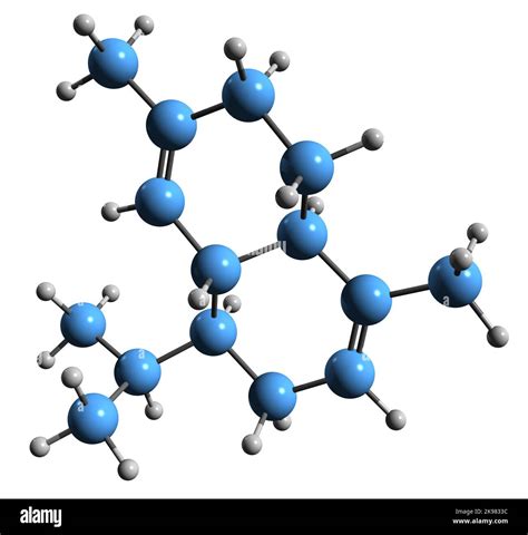 3d Imagen De La Fórmula Esquelética Estructura Química Molecular De Fitoquímica Aislada Sobre