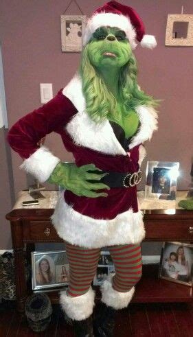 DIY Female Grinch Costume Homemade Christmas Costume