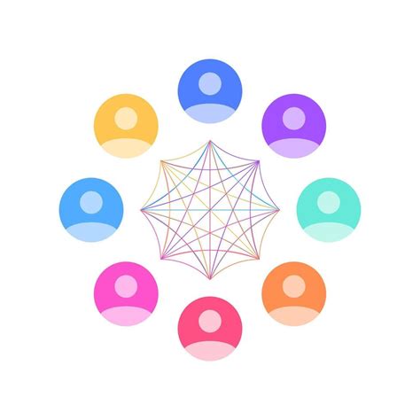 Project Collaboration With Team Swarming Devops Icon Vector