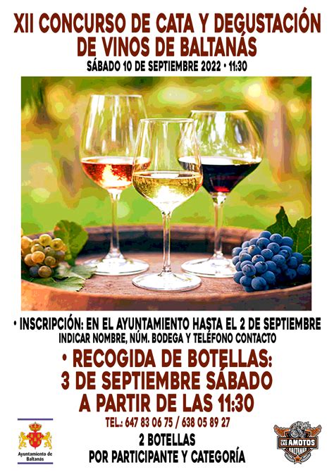 XII CONCURSO DE CATA Y DEGUSTACIÓN DE VINOS DE BALTANÁS