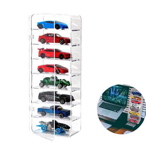Vitrina Acr Lica Compatible Con Hot Wheels Vitrina De Ranuras Para Hot Wheels Matchbox Cars