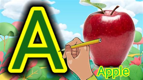 A for apple B for Ball for kids अ स अनर ABCD ABCD pre school YouTube