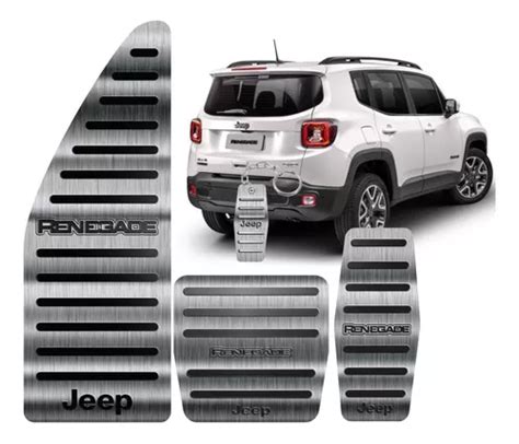 Pedaleira Descanso Jeep Renegade Automático Aço Inox Parcelamento