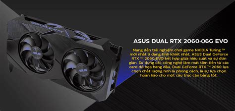 Vga Asus Dual Geforce Rtx 2060 Oc Evo 6gb Gddr6 Khanhhungpc