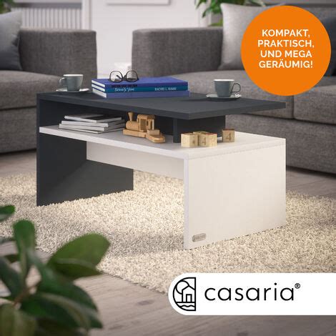 Casaria Table Basse Rectangulaire X X Cm Table De Salon Kg Table