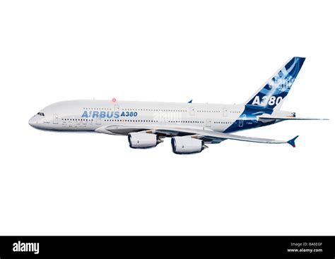 Cut out illustration of Airbus A380 Stock Photo - Alamy