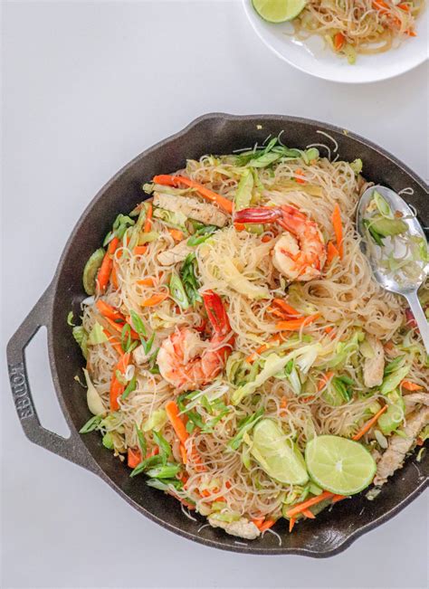 Shrimp Pancit The Good Life Chef