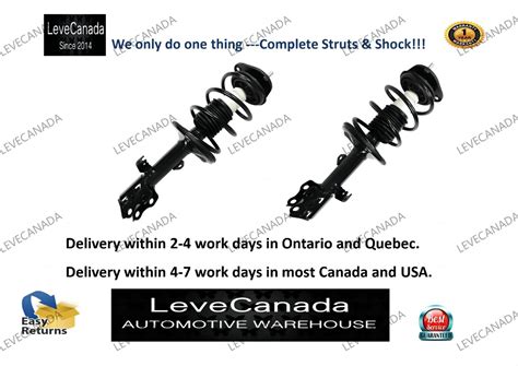 2009 2010 Pontiac Vibe Pair Front Quick Complete Struts And Coil