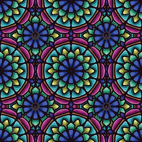 Mandala Seamless Pattern Vector Design Images Mandala Seamless Pattern