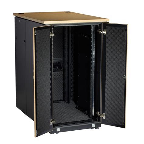 DYNAMIX 24RU Quiet Acoustic Rated Server Cabinet 1135mm Deep X 750mm