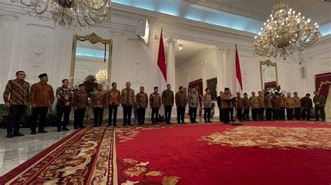 Lengkap Daftar Menteri Kabinet Merah Putih Dan Susunan Wakil Serta