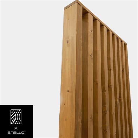 Parete Divisoria Listelli Di Legno L 90 H 270 Cm Separare Gli