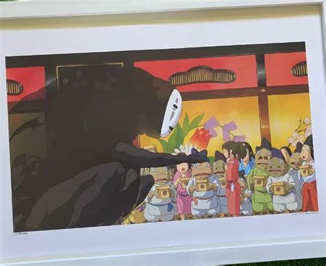 GHIBLI SPIRITED AWAY Poster Hayao Miyazaki STUDIO GHIBLI Cel Original