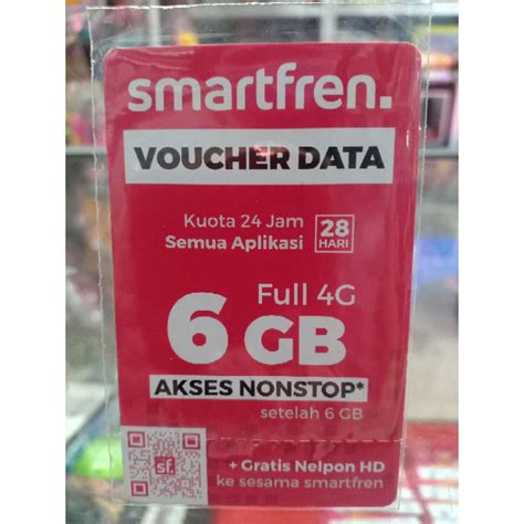 Jual Voucher Data Smartfren Gb Hari Shopee Indonesia