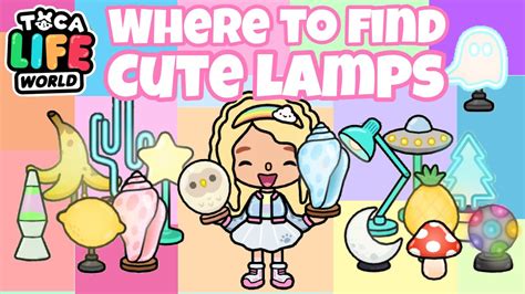 find cute lamps toca life world daisy games youtube