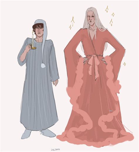 Jul On Twitter Aemond Is Running Around The Castle In This Robe With