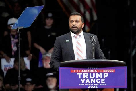 Trump Taps ‘deep State Conspiracy Theorist Kash Patel To Lead The Fbi